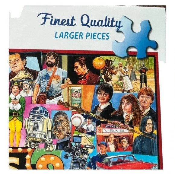 White Mountain Jigsaw Puzzle "Movies" 1000 Pieces 24" x 30" Movies‎ Films - Picture 4 of 10